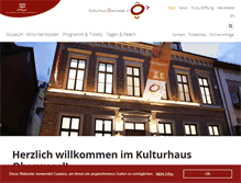 Tablet Screenshot of kulturhaus-oberwesel.de